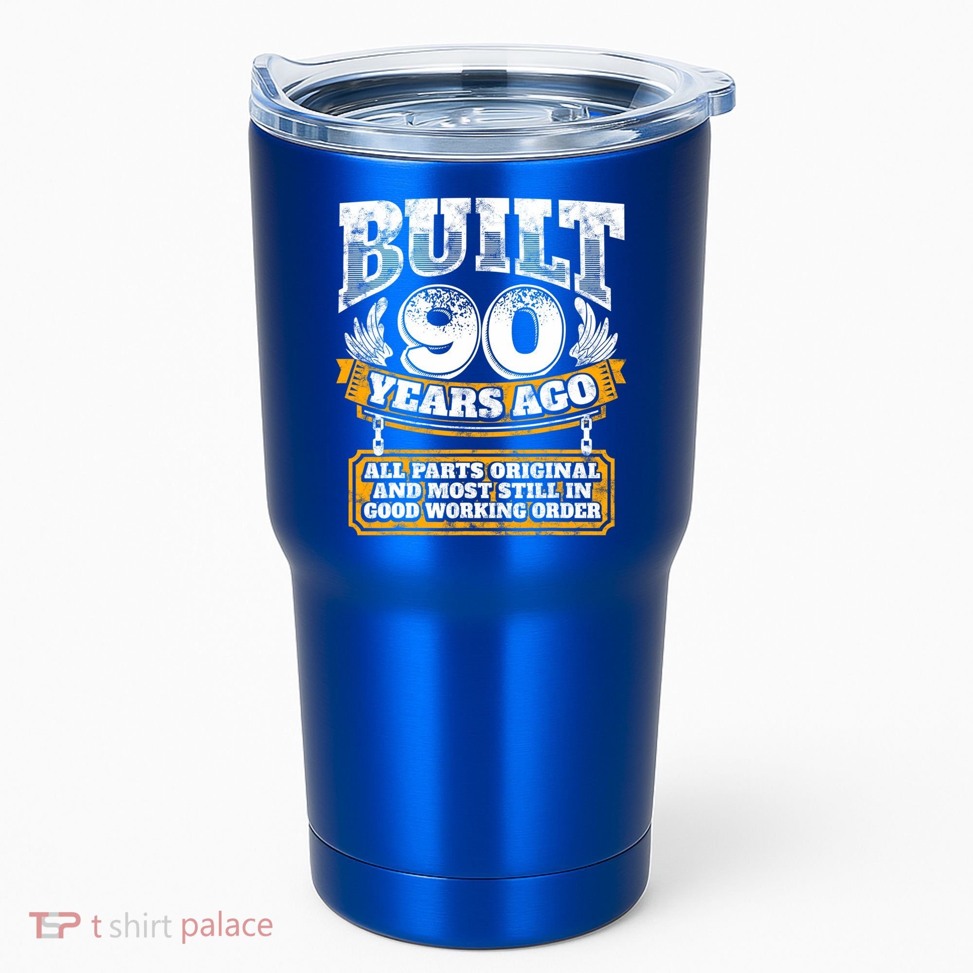 Funny 90th Birthday Gift BDay Gift Saying Age 90 Year Joke Tumbler