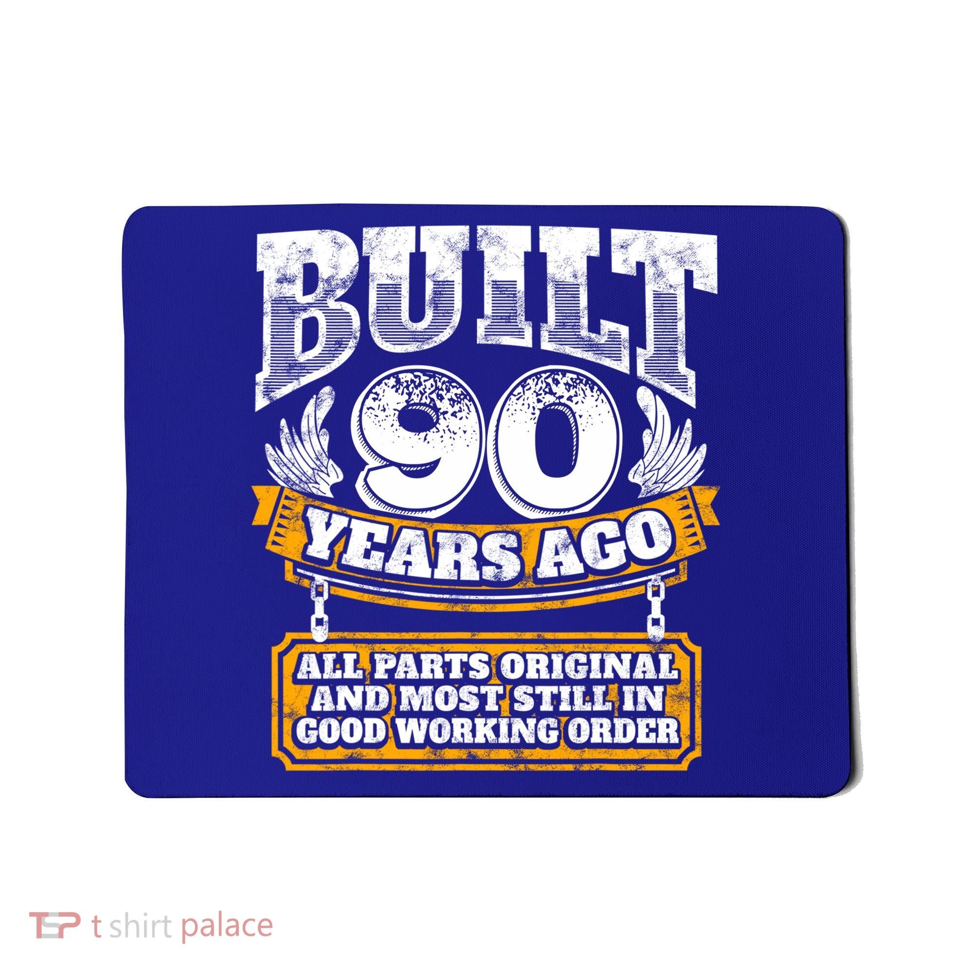Funny 90th Birthday Gift BDay Gift Saying Age 90 Year Joke Mousepad