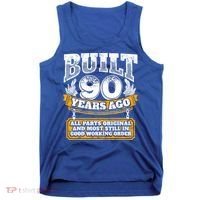 Funny 90th Birthday Gift BDay Gift Saying Age 90 Year Joke Tank Top thumb 0