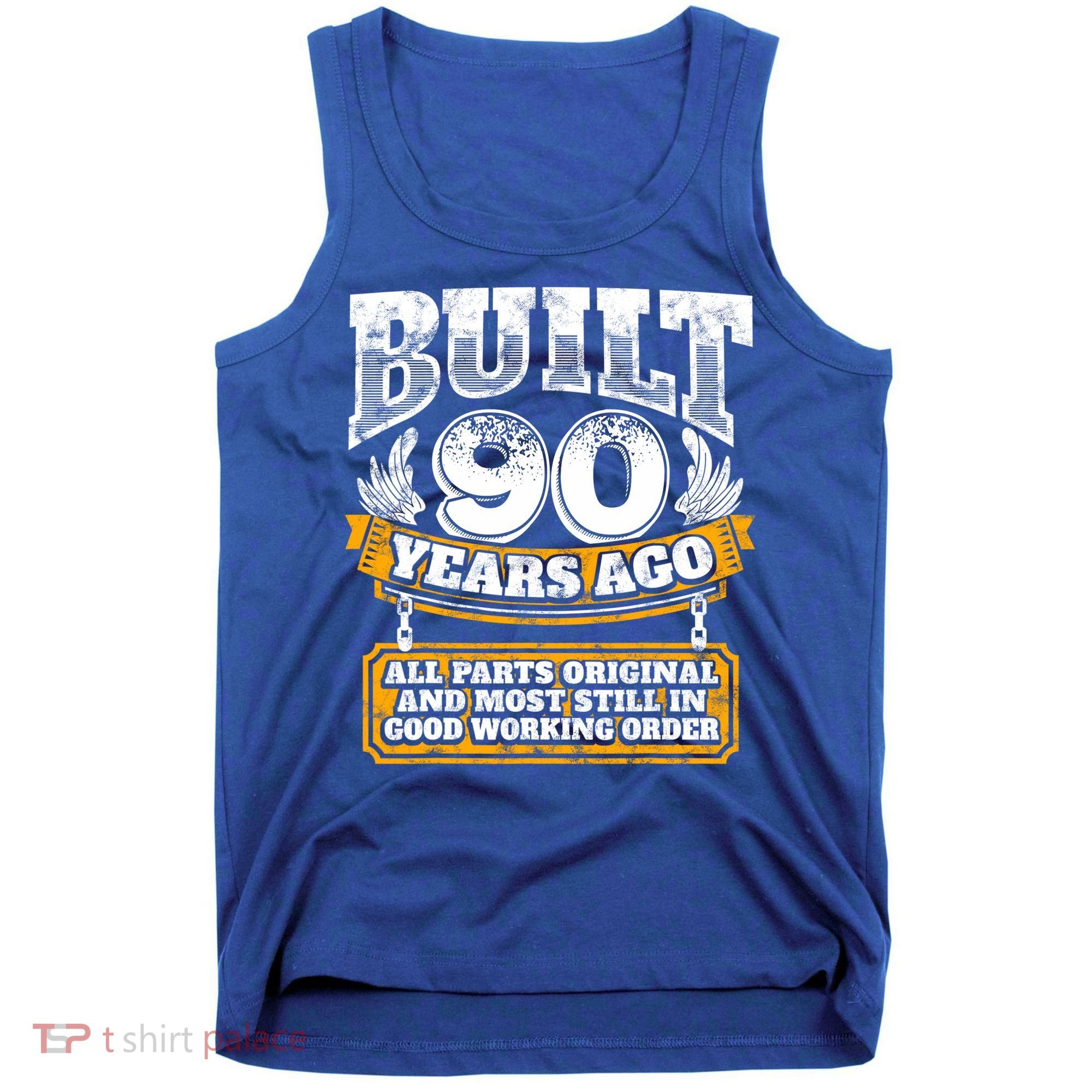 Funny 90th Birthday Gift BDay Gift Saying Age 90 Year Joke Tank Top
