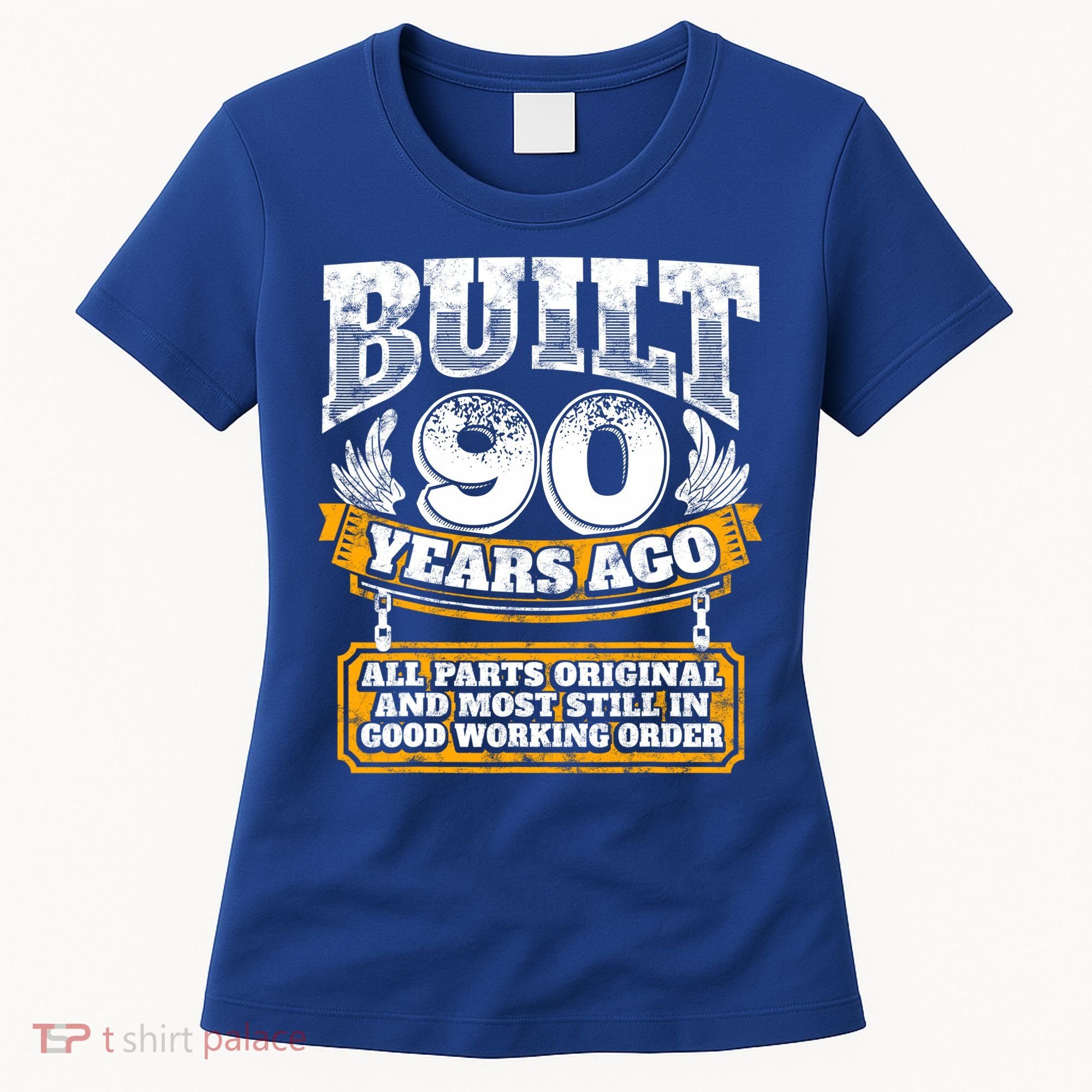 Funny 90th Birthday Gift BDay Gift Saying Age 90 Year Joke Women's T-Shirt