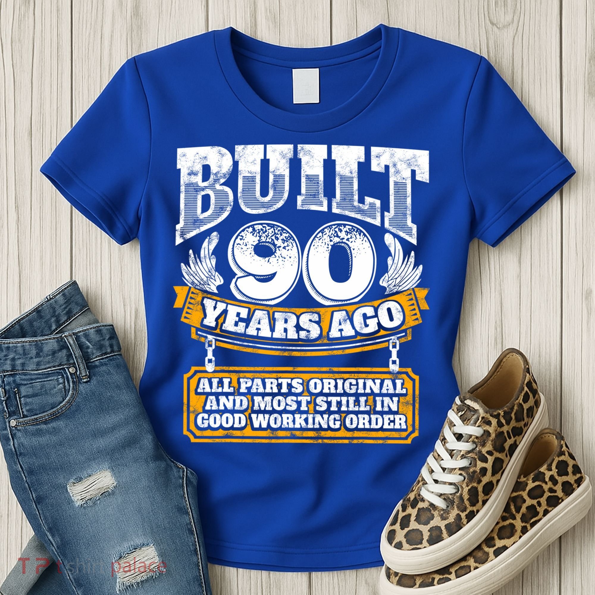 Funny 90th Birthday Gift BDay Gift Saying Age 90 Year Joke Women's T-Shirt