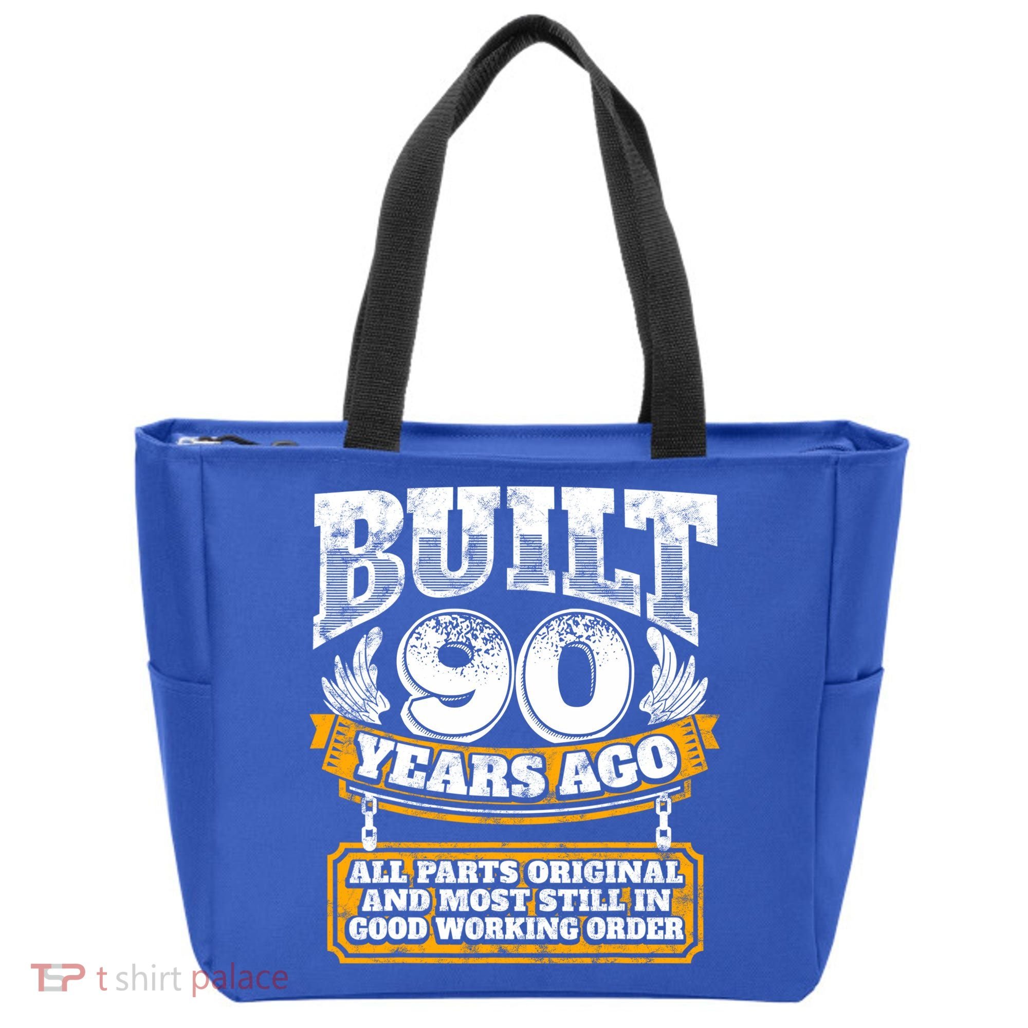 Funny 90th Birthday Gift BDay Gift Saying Age 90 Year Joke Tote Bag