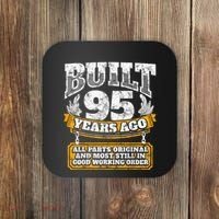 Funny 95th Birthday Present Shirt B-Day Gift Saying Age 95 Year Joke Coaster thumb 0