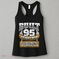 Funny 95th Birthday Present Shirt B-Day Gift Saying Age 95 Year Joke Women's Tank Top thumb 3
