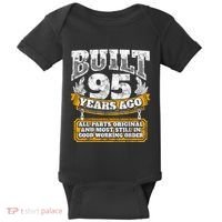 Funny 95th Birthday Present Shirt B-Day Gift Saying Age 95 Year Joke Baby Bodysuit thumb 0