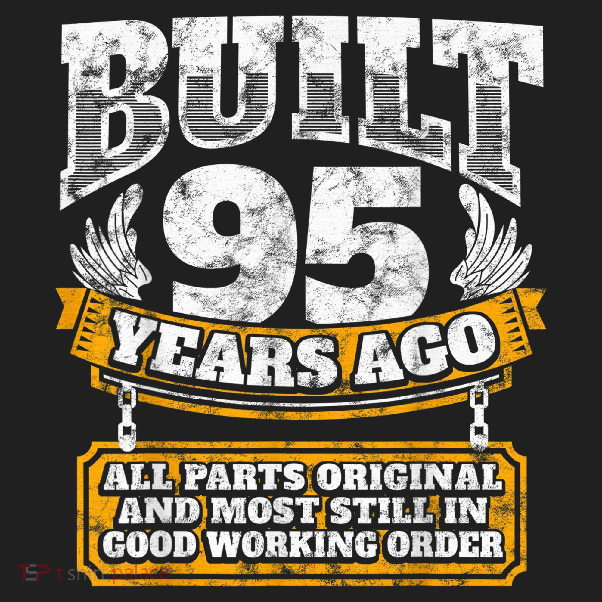 Funny 95th Birthday Present Shirt B-Day Gift Saying Age 95 Year Joke Golf Towel