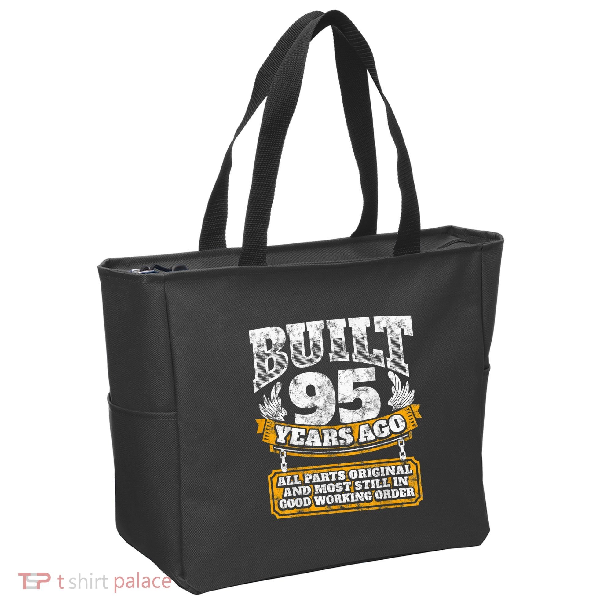 Funny 95th Birthday Present Shirt B-Day Gift Saying Age 95 Year Joke Tote Bag