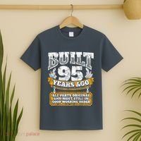 Funny 95th Birthday Present Shirt B-Day Gift Saying Age 95 Year Joke T-Shirt thumb 2