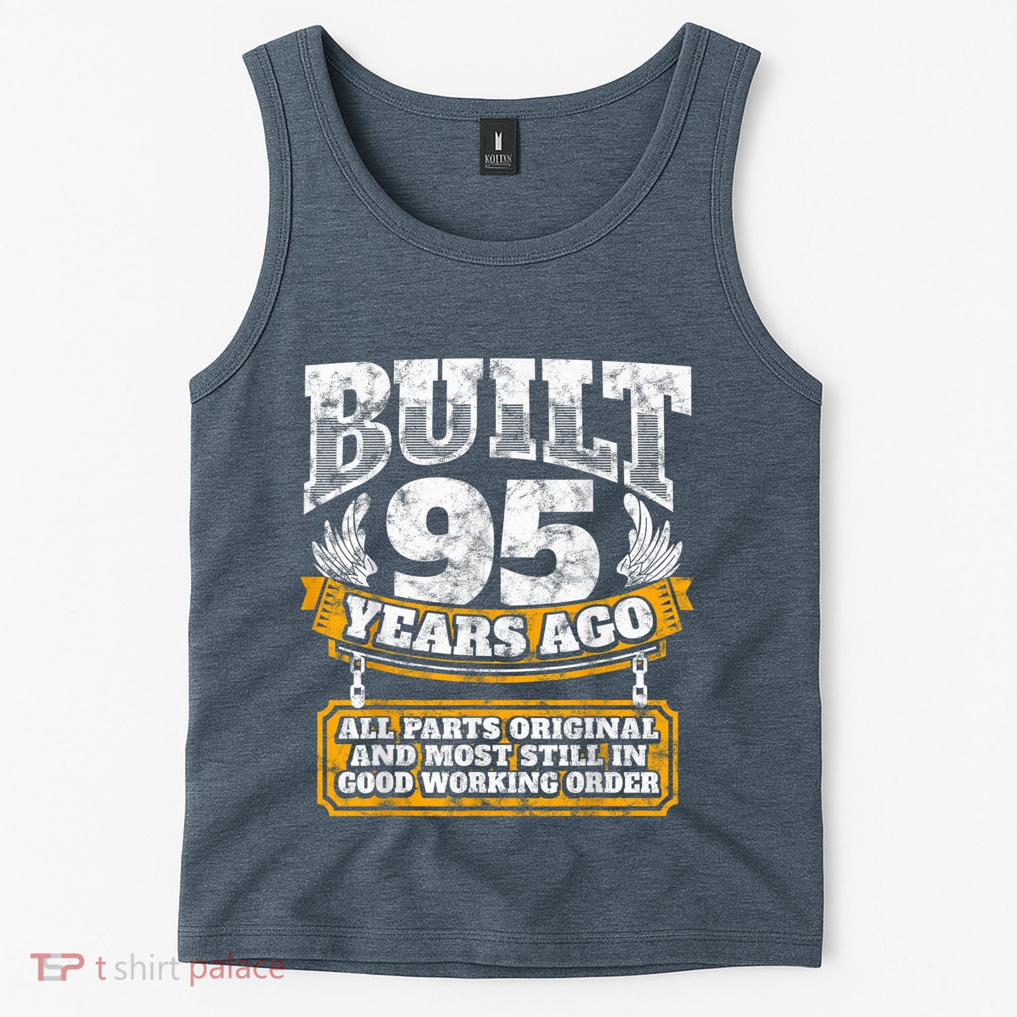 Funny 95th Birthday Present Shirt B-Day Gift Saying Age 95 Year Joke Tank Top