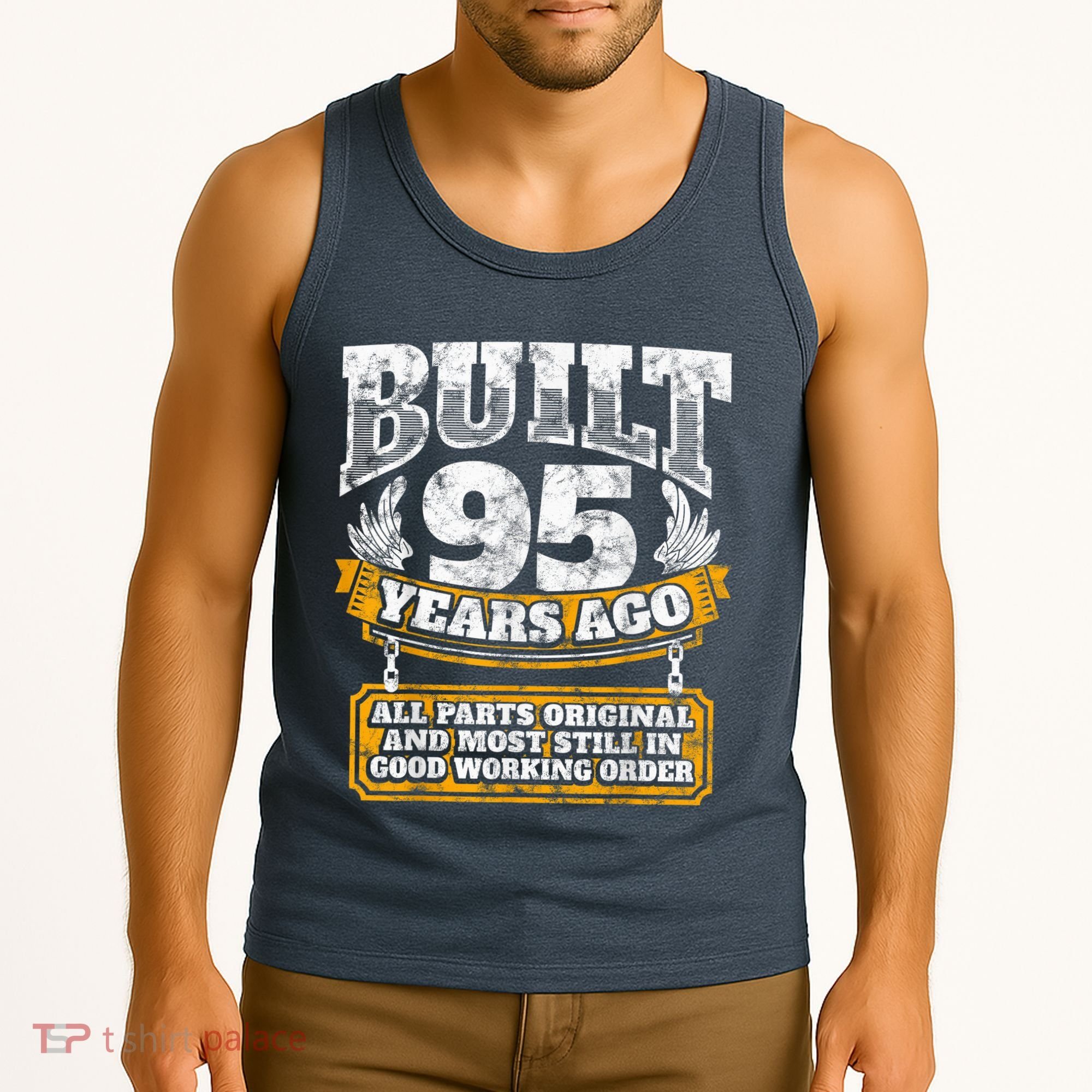 Funny 95th Birthday Present Shirt B-Day Gift Saying Age 95 Year Joke Tank Top