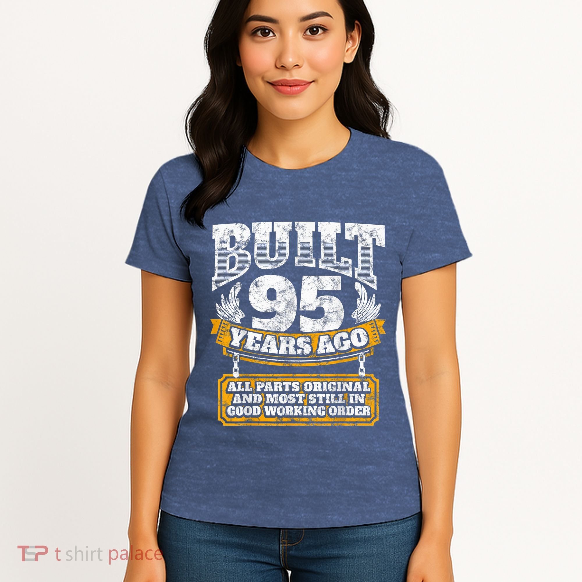 Funny 95th Birthday Present Shirt B-Day Gift Saying Age 95 Year Joke Women's T-Shirt