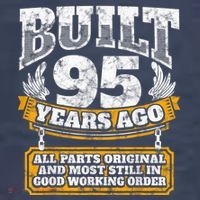 Funny 95th Birthday Present Shirt B-Day Gift Saying Age 95 Year Joke Kids T-Shirt thumb 4