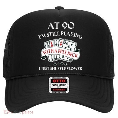 Funny 90th Birthday Gag Gift For 90 Year Old Playing Cards Meaningful Gift Hat