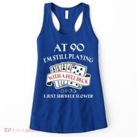 Funny 90th Birthday Gag Gift For 90 Year Old Playing Cards Meaningful Gift Women's Tank Top thumb 0