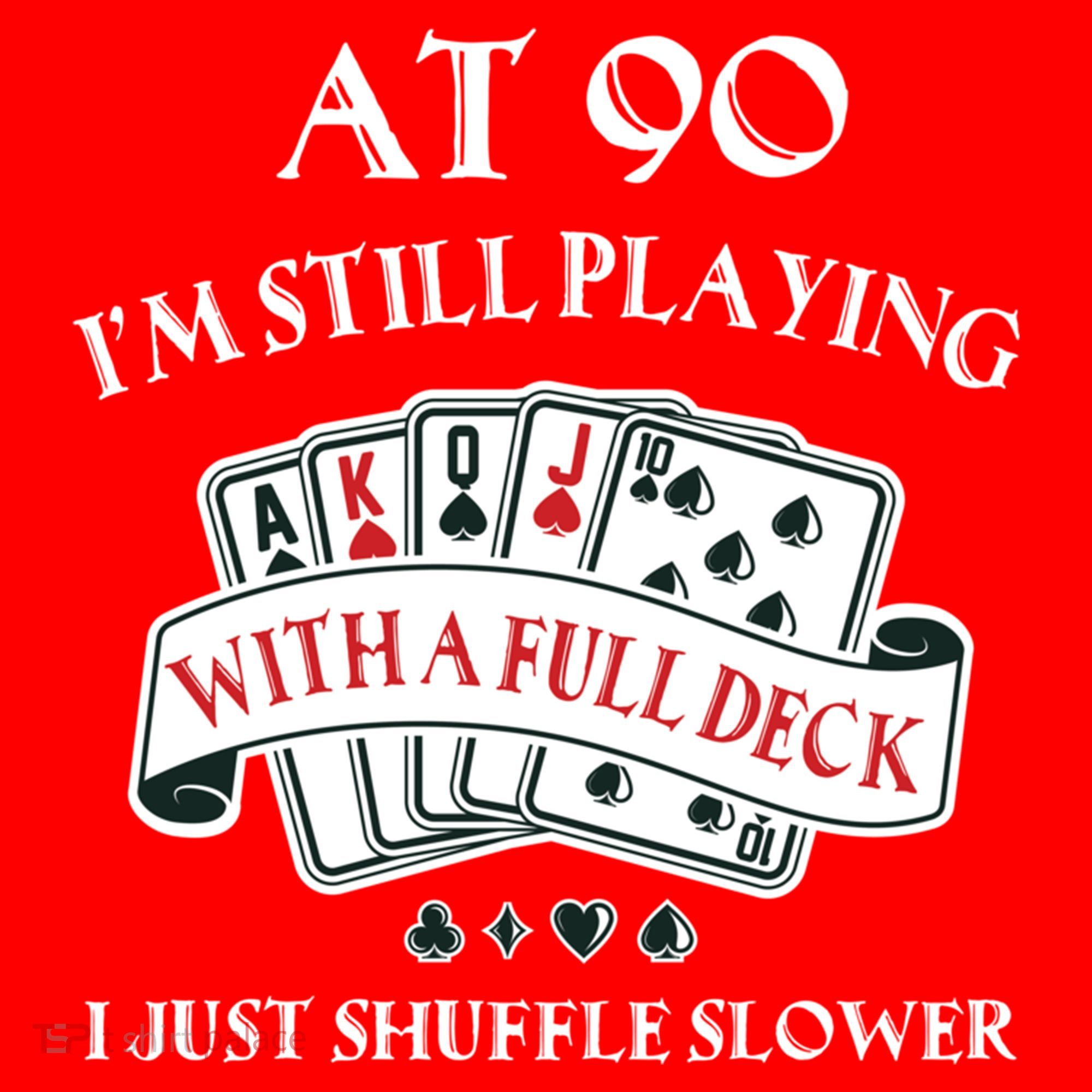 Funny 90th Birthday Gag Gift For 90 Year Old Playing Cards Meaningful Gift Santa Hat