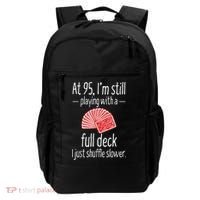 Funny 95th Birthday Present Gift 95 Year Old Cards Backpack thumb 0