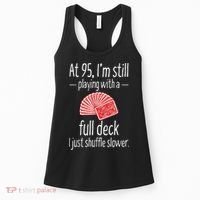 Funny 95th Birthday Present Gift 95 Year Old Cards Women's Tank Top thumb 0