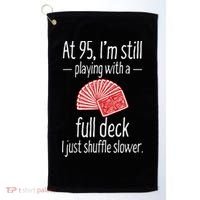 Funny 95th Birthday Present Gift 95 Year Old Cards Golf Towel thumb 0