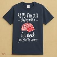 Funny 95th Birthday Present Gift 95 Year Old Cards T-Shirt thumb 4