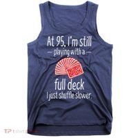 Funny 95th Birthday Present Gift 95 Year Old Cards Tank Top thumb 0