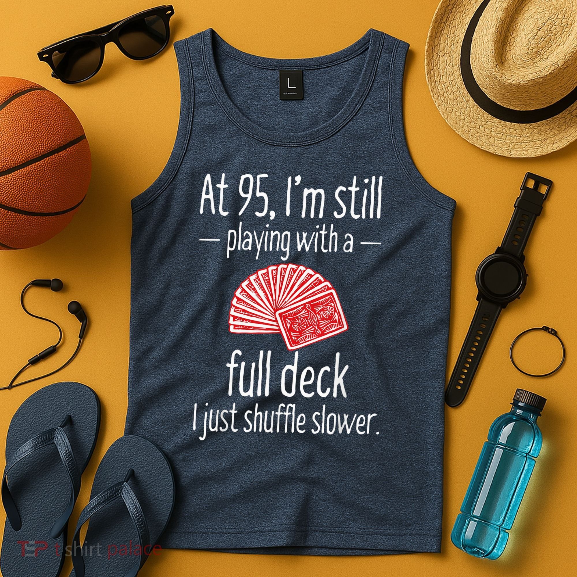 Funny 95th Birthday Present Gift 95 Year Old Cards Tank Top