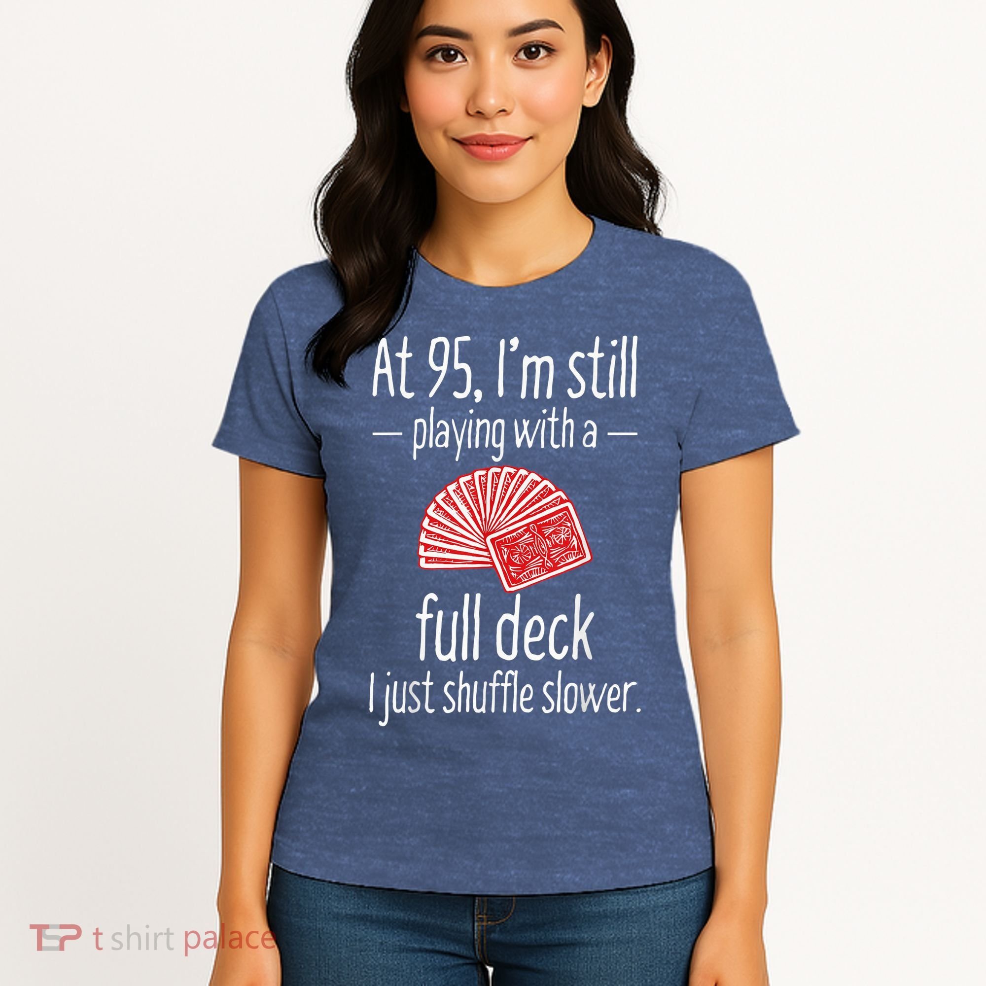 Funny 95th Birthday Present Gift 95 Year Old Cards Women's T-Shirt