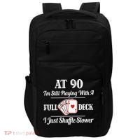 Funny 90th Birthday Gift Cool Gift 90 Year Old Cards Great Gift Impact Tech Backpack thumb 0