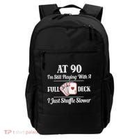 Funny 90th Birthday Gift Cool Gift 90 Year Old Cards Great Gift Backpack thumb 0