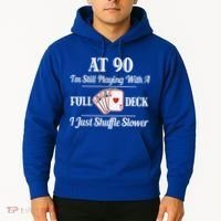 Funny 90th Birthday Gift Cool Gift 90 Year Old Cards Great Gift Hoodie thumb 2