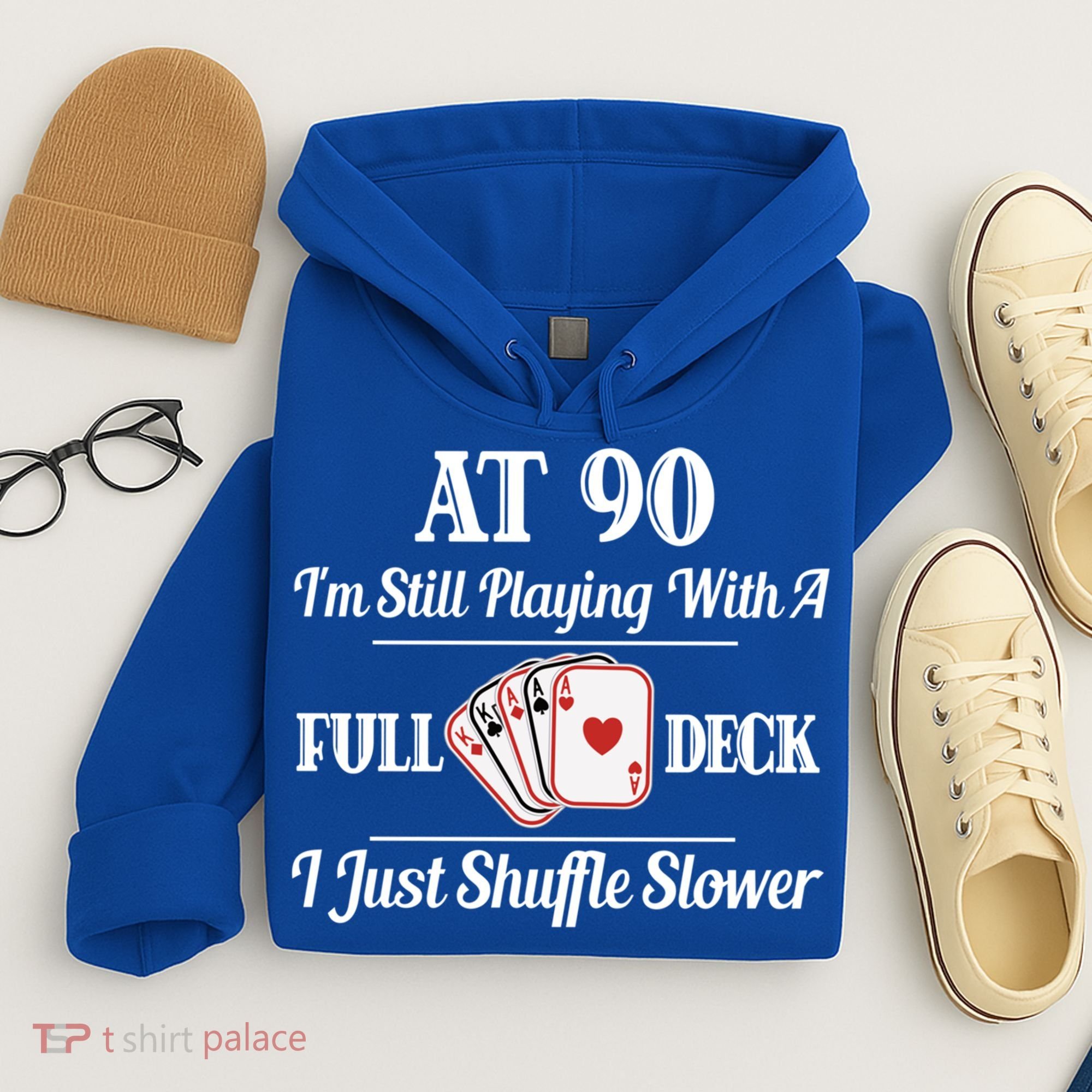 Funny 90th Birthday Gift Cool Gift 90 Year Old Cards Great Gift Hoodie