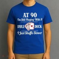 Funny 90th Birthday Gift Cool Gift 90 Year Old Cards Great Gift T-Shirt thumb 3