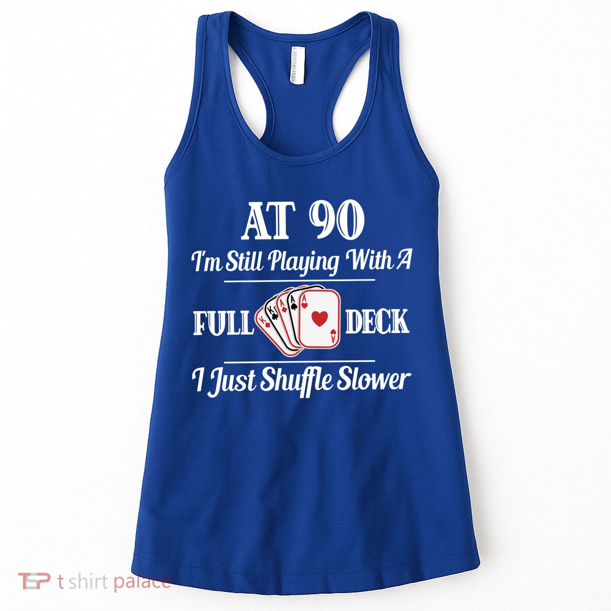 Funny 90th Birthday Gift Cool Gift 90 Year Old Cards Great Gift Women's Tank Top