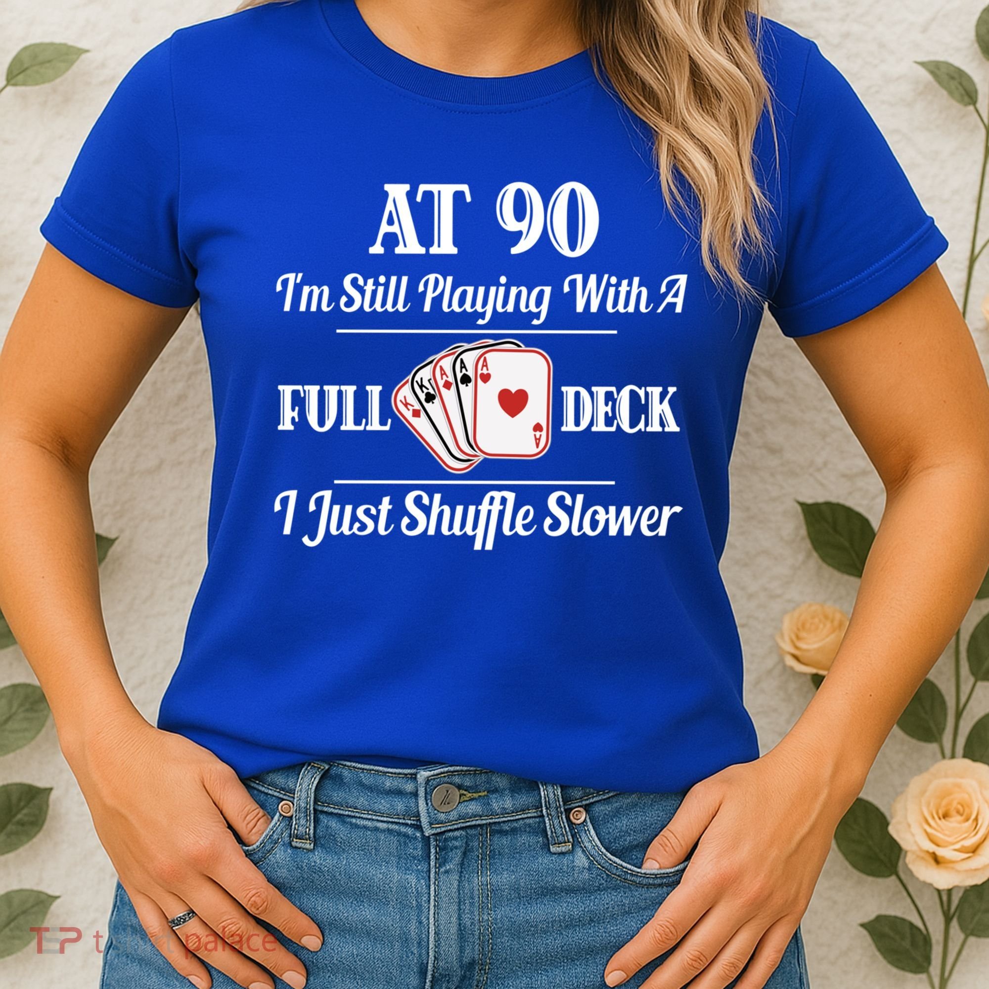 Funny 90th Birthday Gift Cool Gift 90 Year Old Cards Great Gift Women's T-Shirt