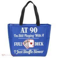 Funny 90th Birthday Gift Cool Gift 90 Year Old Cards Great Gift Tote Bag thumb 0