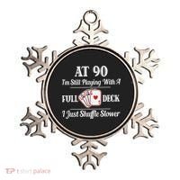 Funny 90th Birthday Gift - 90 Year Old Cards Happy Birthday Shirt Ornament thumb 0