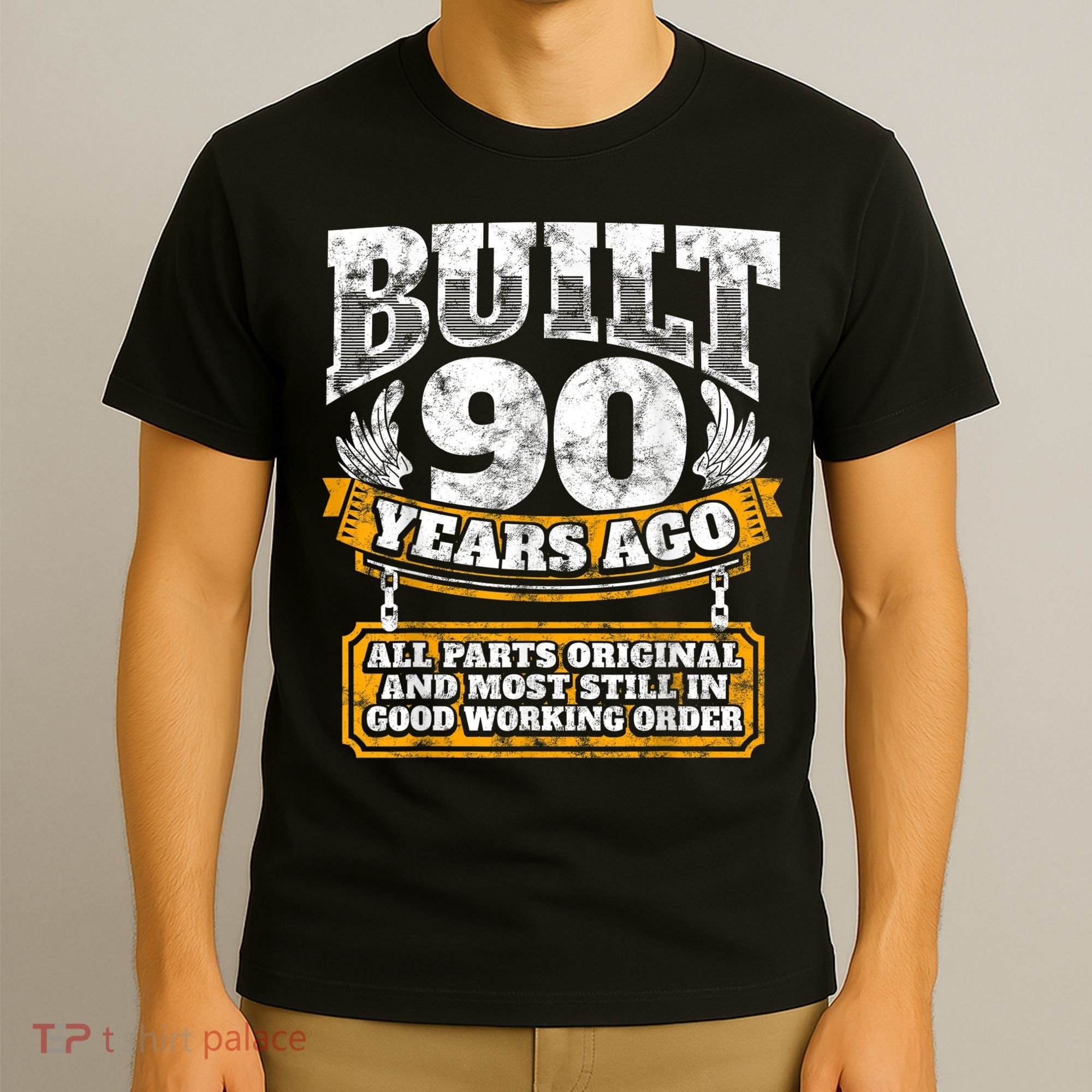 Funny 90th Birthday Shirt B-Day Gift Saying Age 90 Year Joke T-Shirt