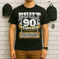 Funny 90th Birthday Shirt B-Day Gift Saying Age 90 Year Joke T-Shirt thumb 6