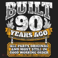 Funny 90th Birthday Shirt B-Day Gift Saying Age 90 Year Joke Beanie thumb 2