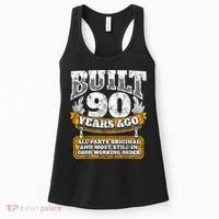 Funny 90th Birthday Shirt B-Day Gift Saying Age 90 Year Joke Women's Tank Top thumb 0