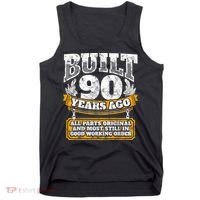Funny 90th Birthday Shirt B-Day Gift Saying Age 90 Year Joke Tank Top thumb 0