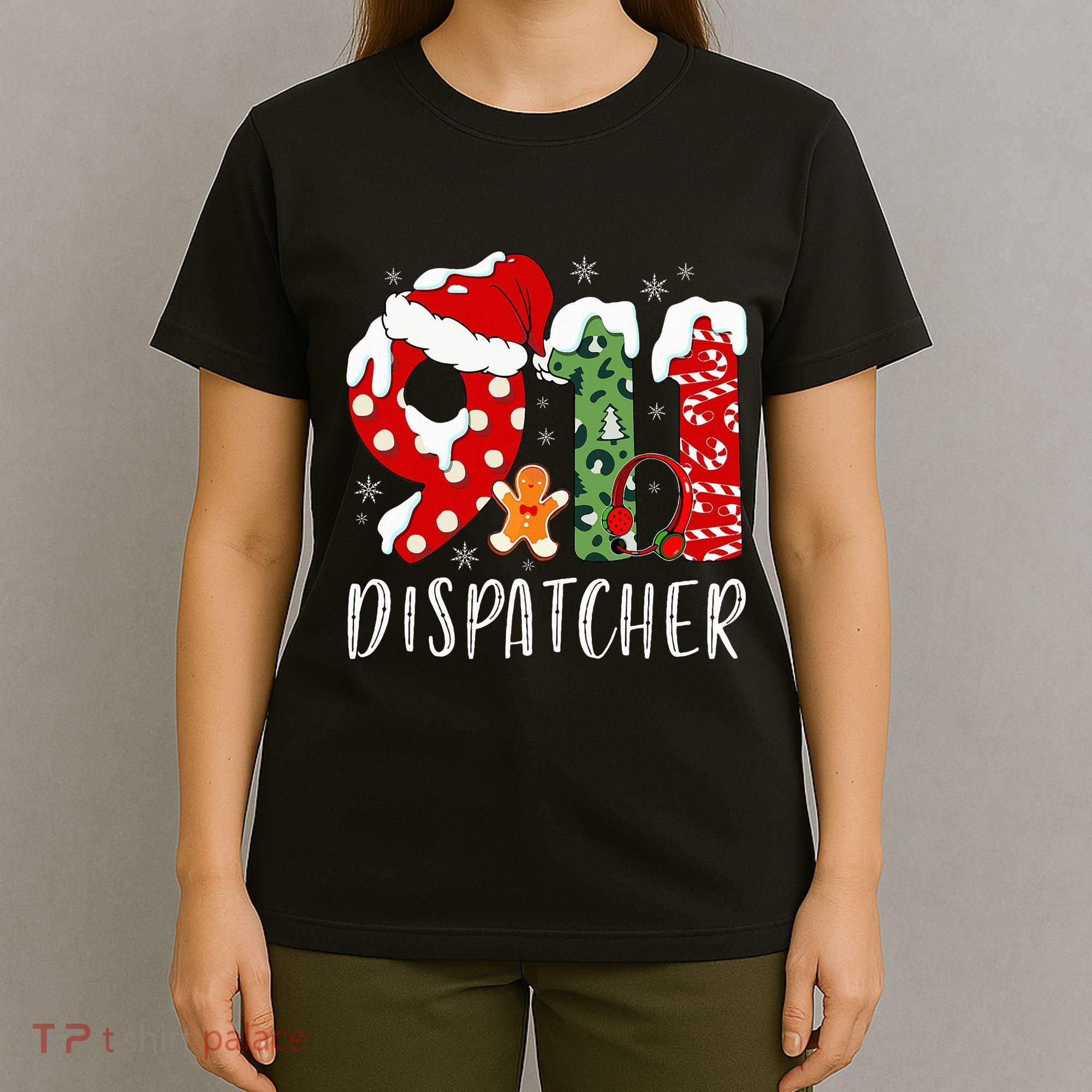 Funny 911 Dispatcher SantaS Favorite 911 Dispatcher T-Shirt