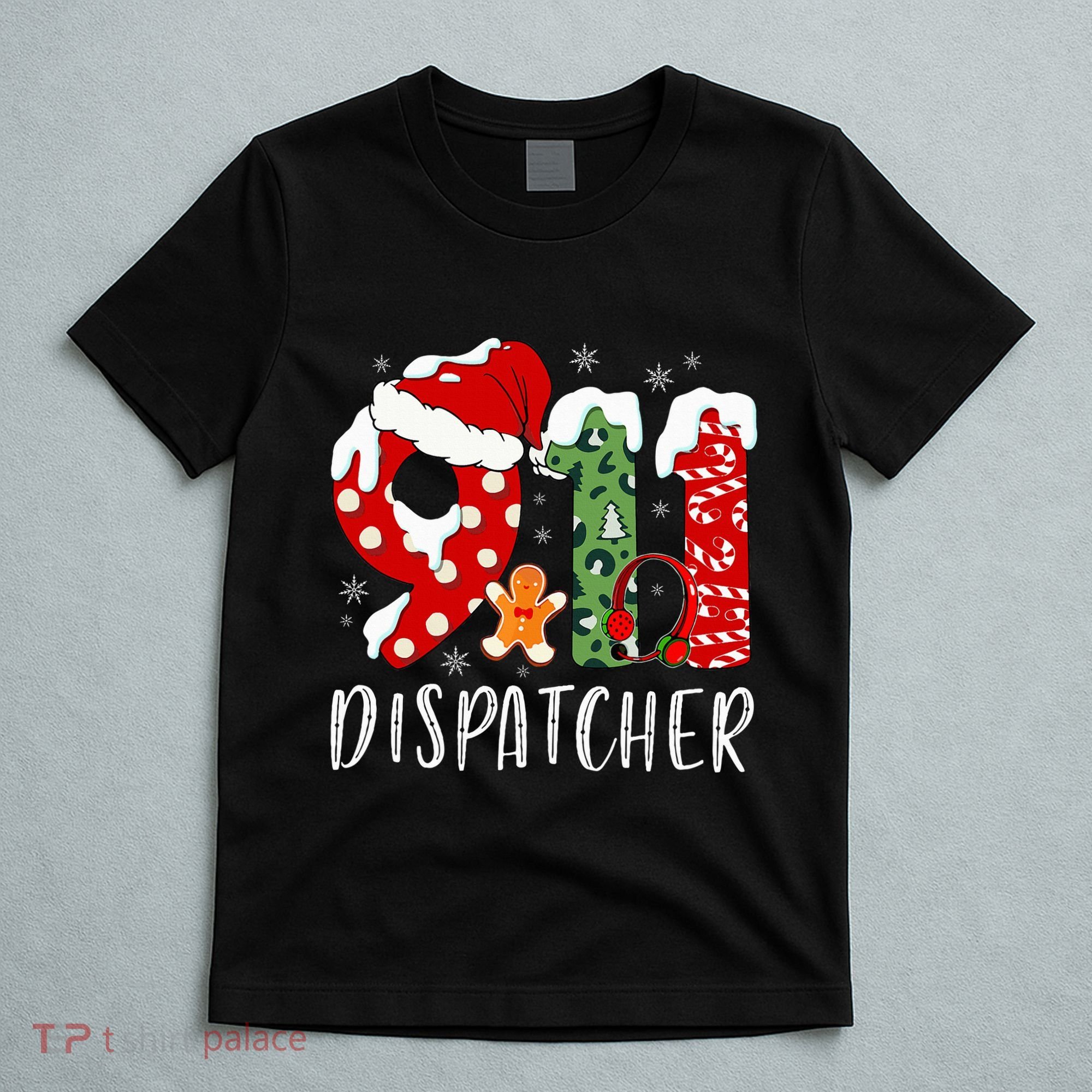 Funny 911 Dispatcher SantaS Favorite 911 Dispatcher T-Shirt