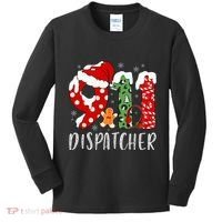 Funny 911 Dispatcher SantaS Favorite 911 Dispatcher Kids Long Sleeve Shirt thumb 0