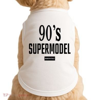 Funny 90S Supermodel Vintage Trendy Doggie Tank