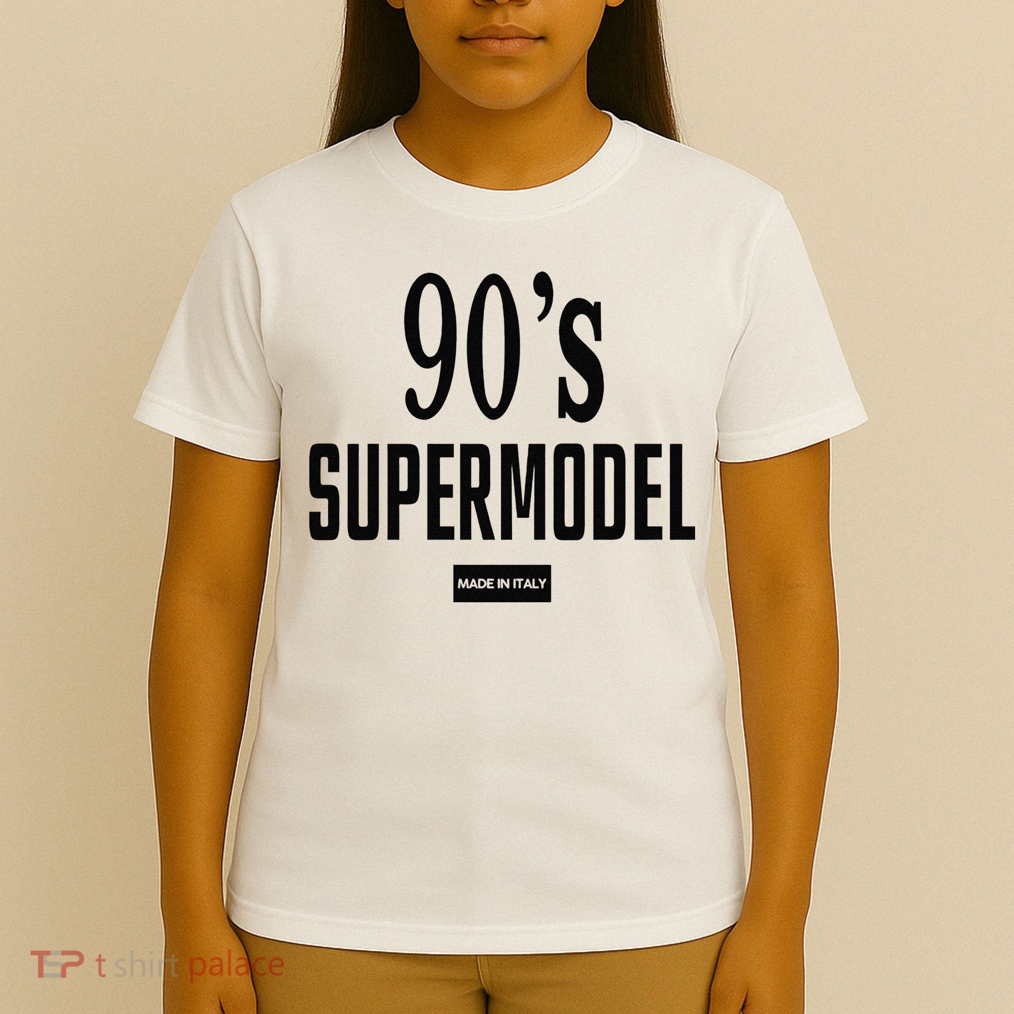 Funny 90S Supermodel Vintage Trendy T-Shirt