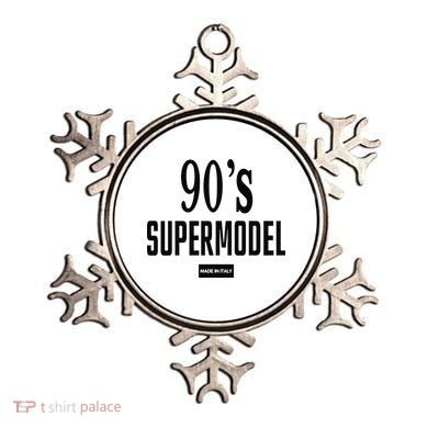 Funny 90S Supermodel Vintage Trendy Ornament