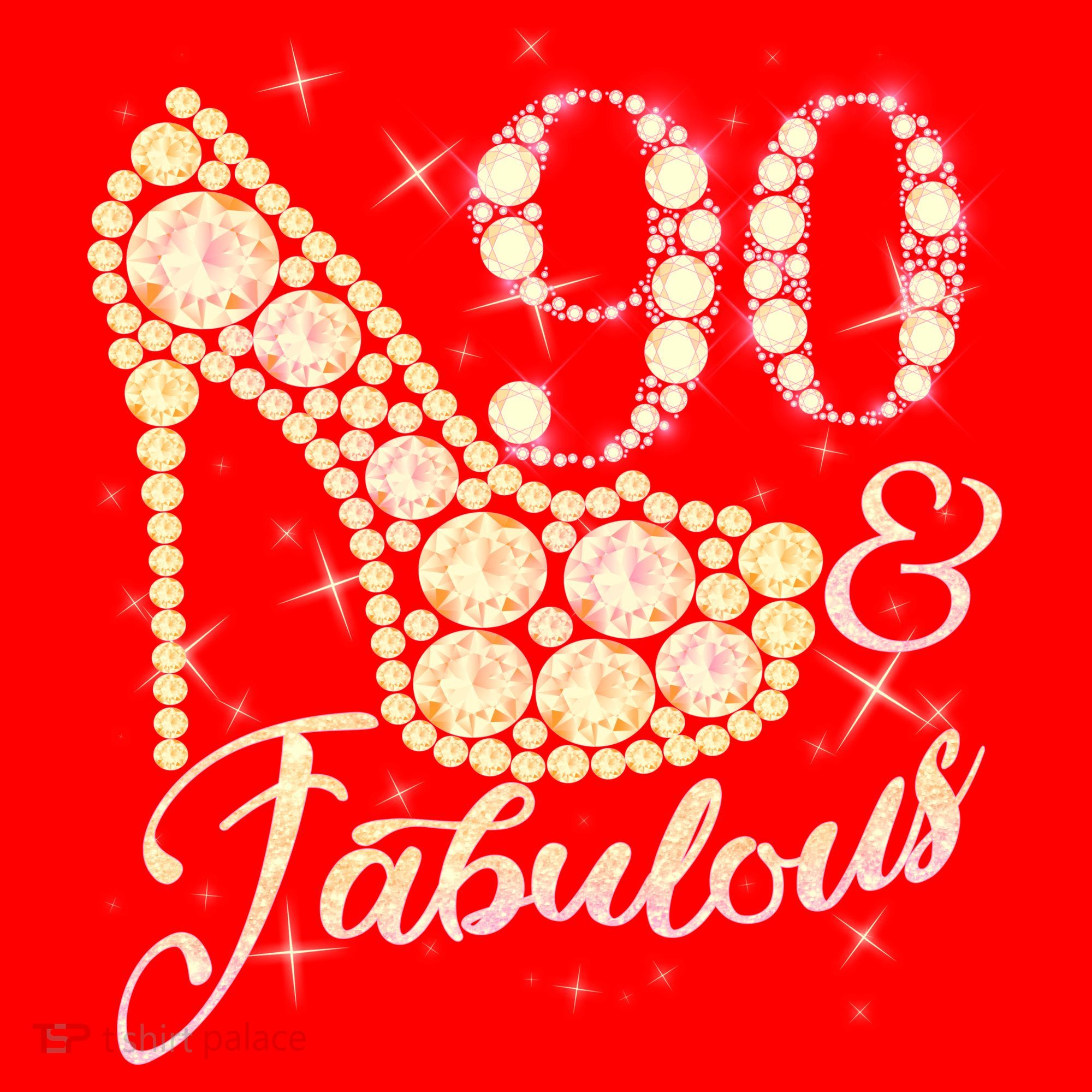 Fabulous & 90 Sparkly Heel 90th Birthday Santa Hat