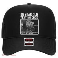 Funny 95 Year Old Texting Code Birthday Hat thumb 0