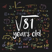 Funny 9 Year Old Birthday Square Root Of 81 Math Apron thumb 3